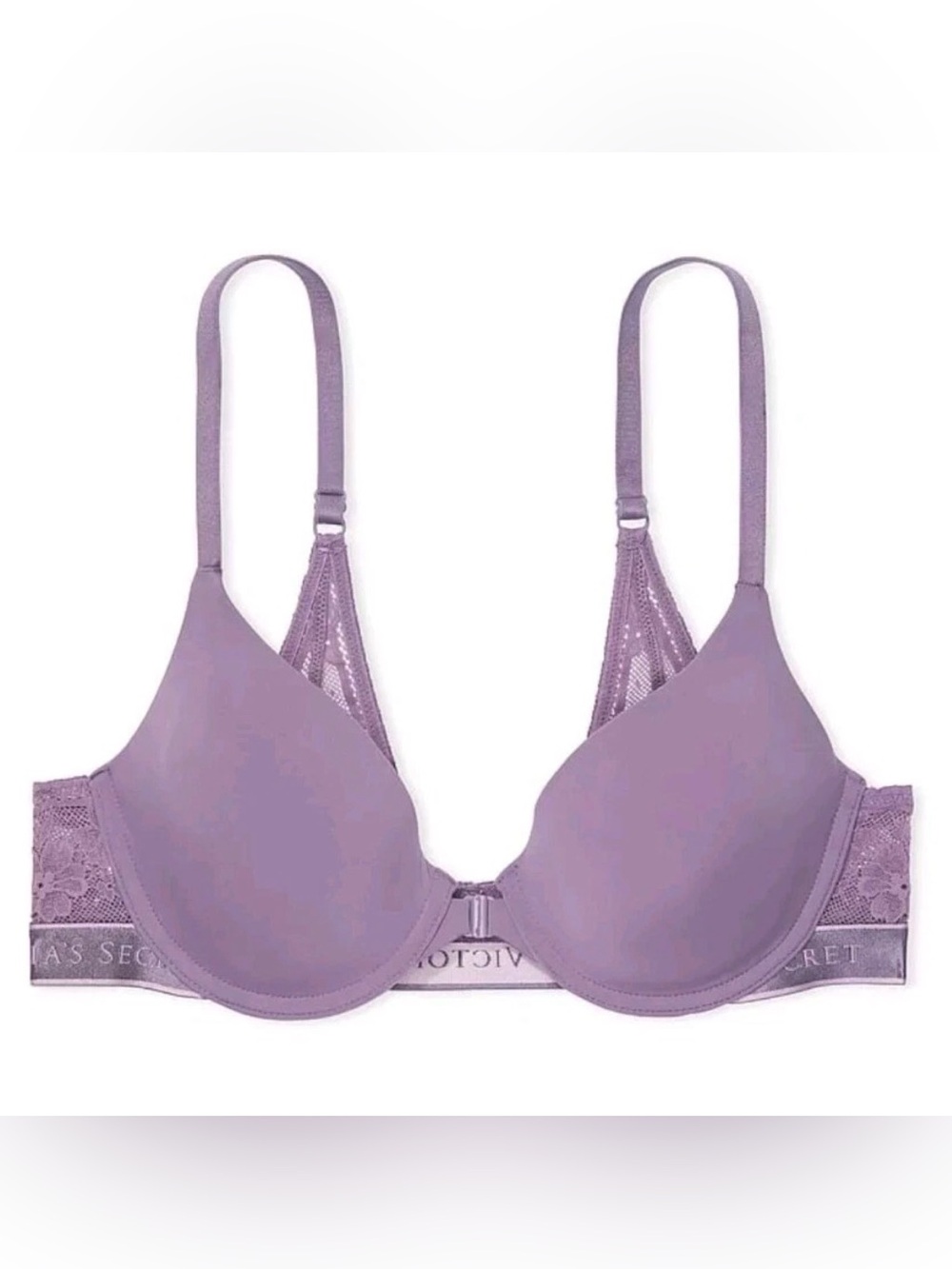Victoria’s Secret Lightly Lined Front Close Full-Coverage Cotton Bra